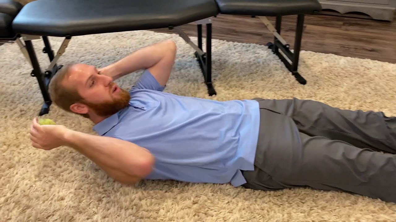 Ball Suboccipital Tension Release YouTube