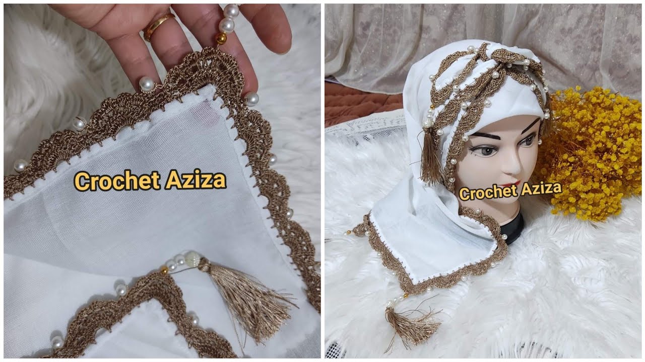 جديد الزيف دحياتي بالكروشي رشيمة  زوينة تصلح للقفطان والجلابة