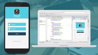 Login UI design in xml #2 Android studio tutorial