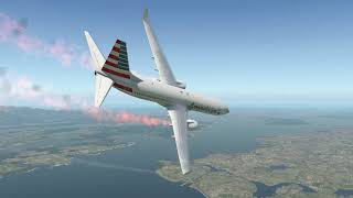 American Airlines Worst Boeing 747 Bird Strike Emergency Landings| Xplane 11