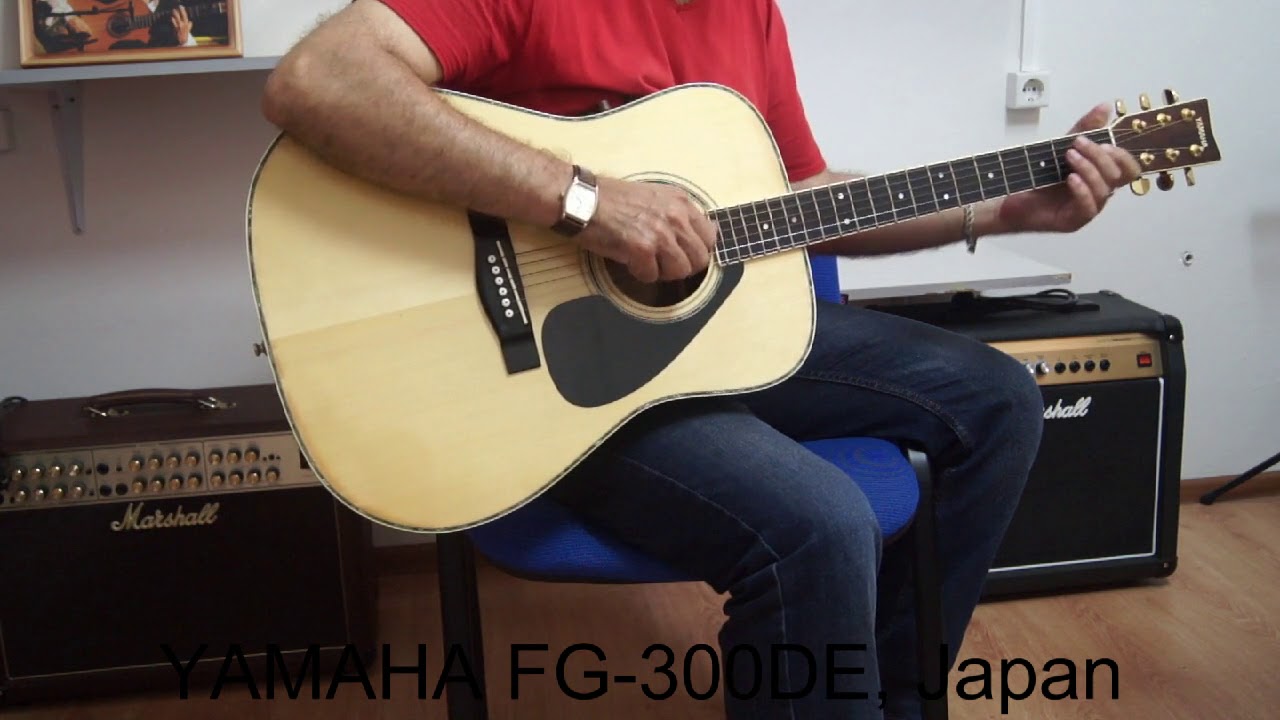 YAMAHA FG-300DE, Japan (Demo) - YouTube