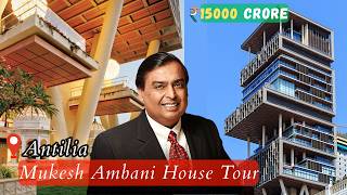 Antilia House Tour - Inside Mukesh Ambani $2 Billion Mansion #viral #luxurylifestyle #ambani #rich