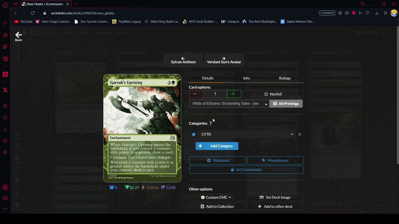 MTG Deck Ideals: Ghalta, Stampede Tyrant