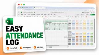 How to Create Attendance Register in Excel (Attendance Tracker Form)