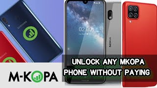 HOW TO UNLOCK ANY MKOPA PREPAID PHONE WITHOUT PAYING WORKS 100%