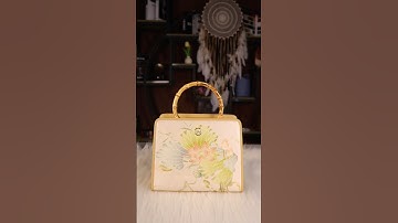 This lotus brocade handbag is so beautiful and elegant.#handbag #handmadebag #customize #luxurybags