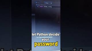 This Password Didn’t Exist 😳 | Python Day 6 🔐🔥#PasswordGenerator #LearnPython #CodingLife #Shorts