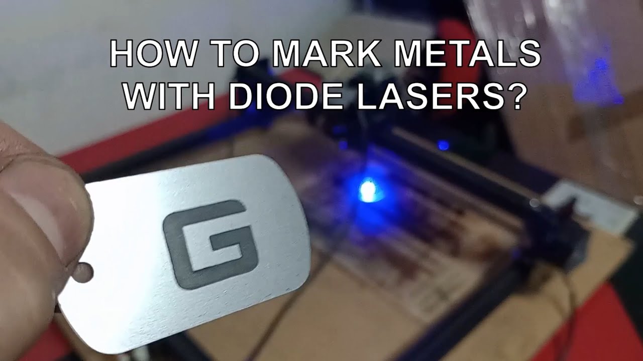 Using a diode laser to mark various metals with GRAFMETAL