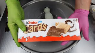 How to make - ASMR - Rolled Ice Cream - Kinder Cards