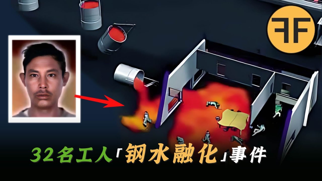 40噸「1,500度鋼水」當頭澆下，32名工人被瞬間融化一整塊鋼板