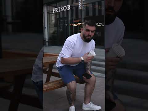 Футболка чоловіча оверсайз трикотажна літня теніска Breeze біла, видео 1