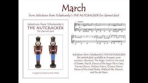 March (from The Nutcracker) for clarinet duet