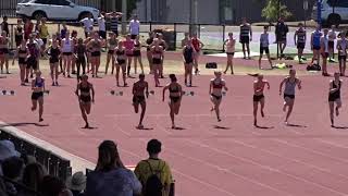 Ht1. 100m Girls, Holiday All Comers Meet #2, UQ Athletic Centre, St Lucia, Brisbane 5/10/2019