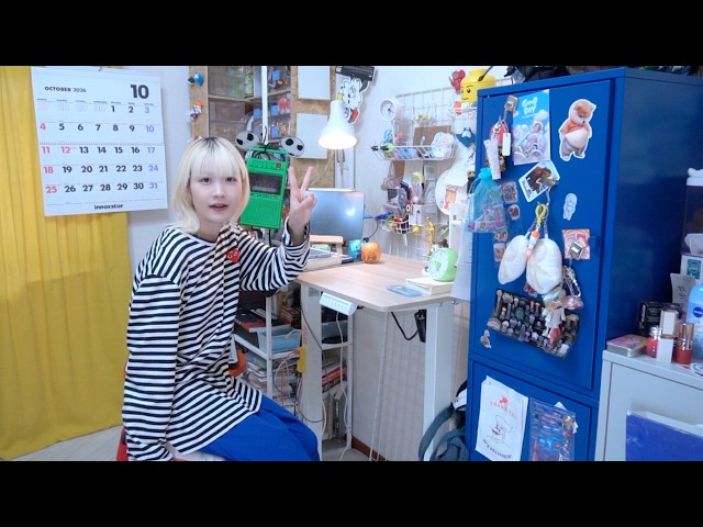 【お部屋紹介】藝大生なので棚も自作で作ってます【のえのん】