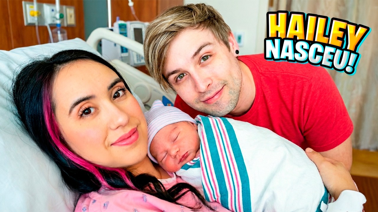 CHORAMOS MUITO! O NASCIMENTO da HAILEY nos ESTADOS UNIDOS - O FILME! Pai Também Vloga
