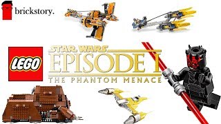 Alle LEGO Star Wars Sets zu Episode 1: Eine dunkle Bedrohung! | Brickstory