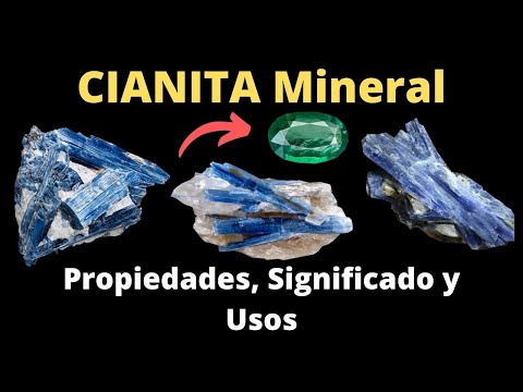 💎 Cianita ¿Qué es? Propiedades, Significado y Usos del mineral