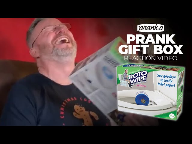 Prank-O Prank Gift Box, Roto Wipe 