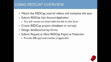 1 REDCap Background Information