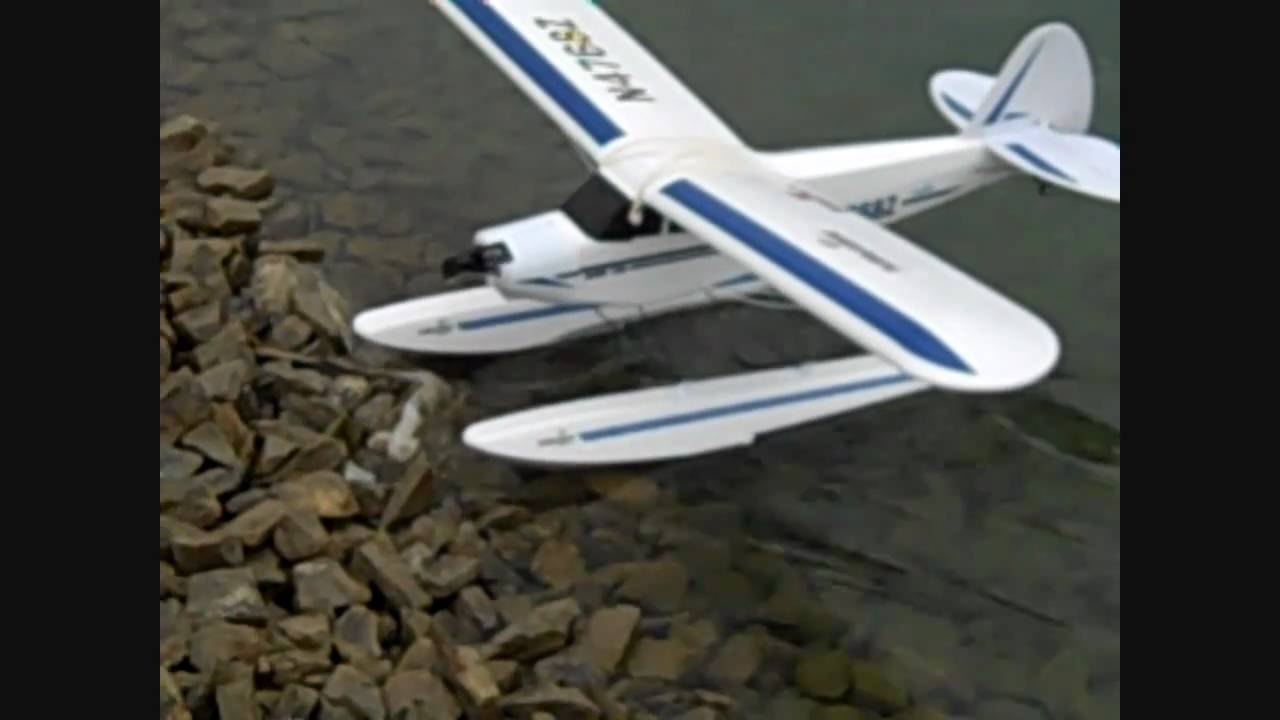 watershed First Flight for the Super Cub LP with Pontoon Floats