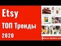 Etsy ТОП тренды 2020