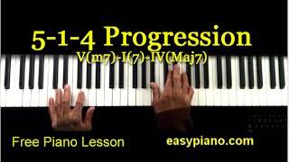 5- 1- 4 chord progression piano lesson Profile