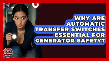 Why Are Automatic Transfer Switches Essential For Generator Safety? - Your Emergency Planner