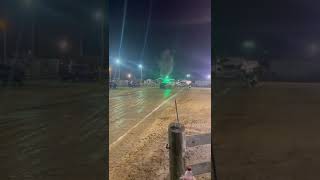 Duramax truck pulling over trees