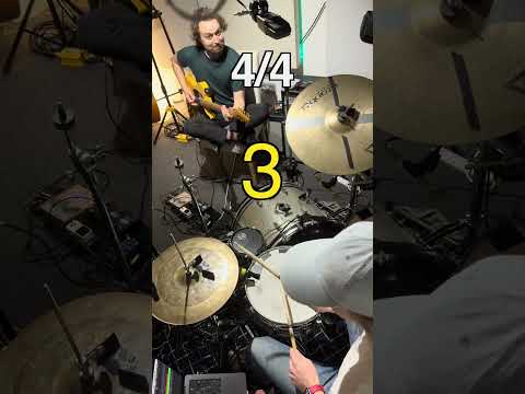 Which groove feels better? #mathrock #drumgroove