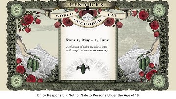 Hendricks Gin Cucumber Delivery _SA 2018
