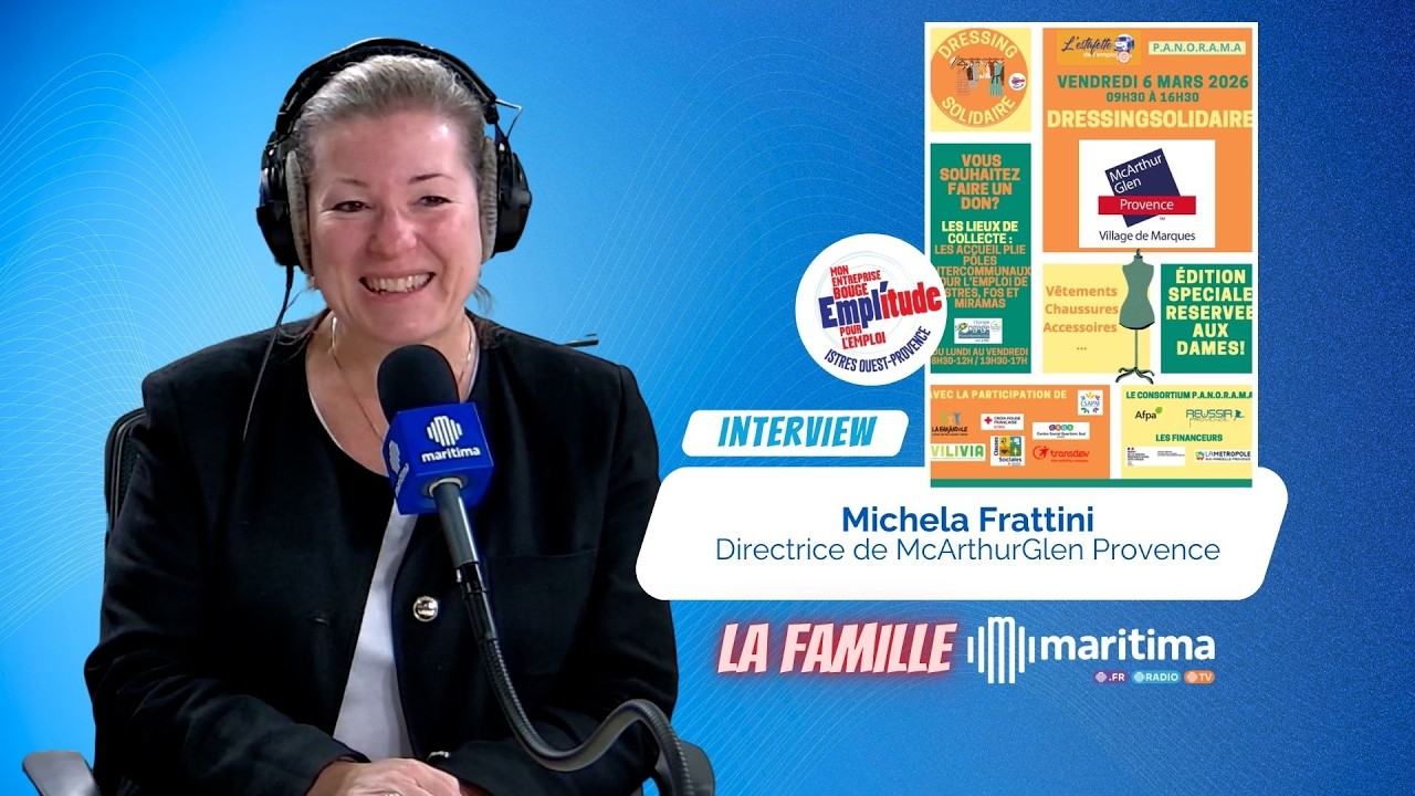 Shopping, Tourisme & Emploi : Michela Frattini (McArthurGlen Provence) dans La Famille Maritima 🌞