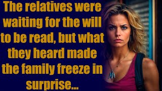 The relatives were waiting for the will to be read, but what they heard made the family freeze in...