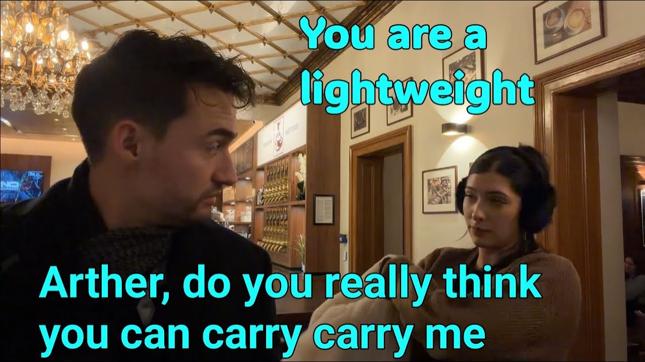 Артур сказал Джулии, что он будет носить ее на руках, но она не поверила.