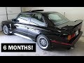 BMW E30 M3 Old Start Cold Start