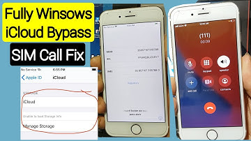 ✅ Fully Windows Free | icloud activation lock bypass Open Menu Unable to Load fix SIM Call Working