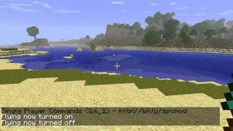 Minecraft:  Fun With Single-Player Commands Mod