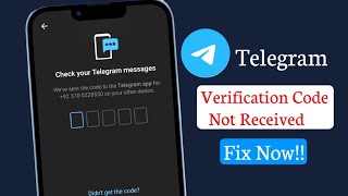 Telegram Verification Code Problem Fix | Code Not Received