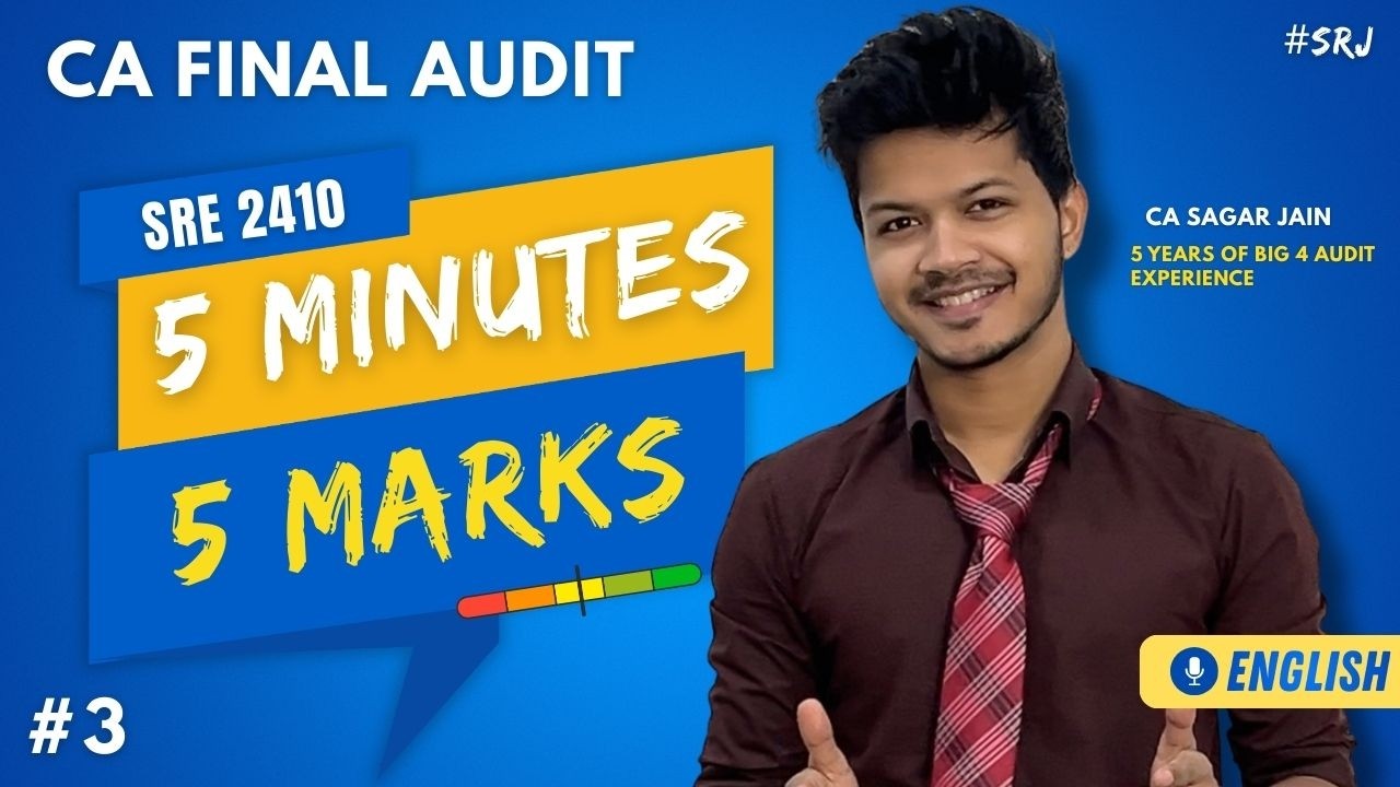 #3 - CA Final Audit Tricky Points SRE 2410 - CA Sagar Jain - CA Final ...