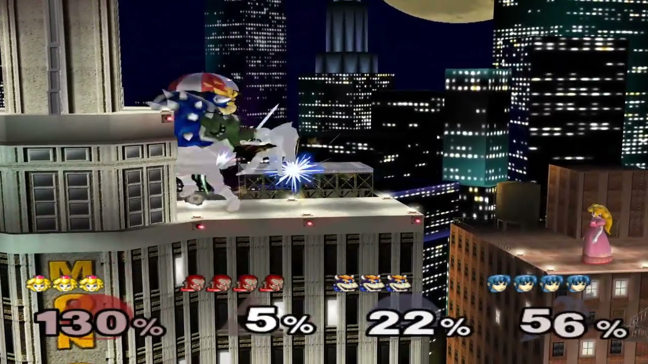 Super Smash Bros Melee (GCN) Melee VS Stock Team Match #101