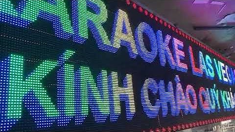 Thi công Led màn hình P10  Karaoke tại Quảng Cáo AFC - Phú Quốc