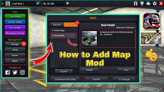 How to Bus Game map mod kesa add hoga Add Map Mods In Bussid V3.7.1 //Map mod 😱