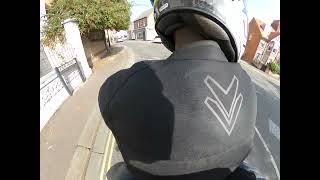 My first time as a pillion in a motorcycle with Wino 