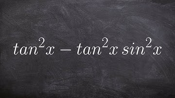 Factoring out a GCF  in a trig identity