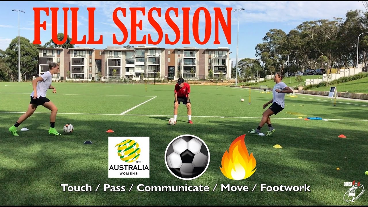 FULL SESSION with Ozzy international superstars Alanna Kennedy & Kyah Simon - Joner Football