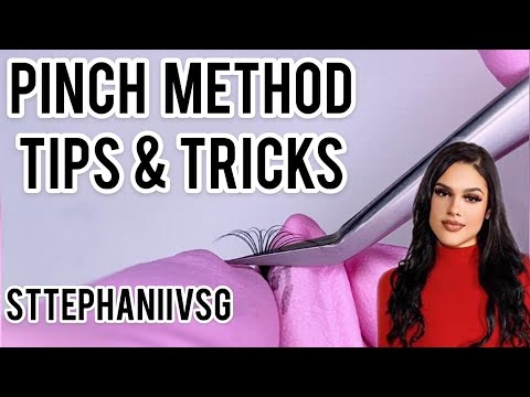 Pinch method lashes