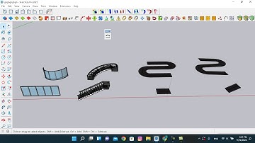How to Create Curved Windows, Stairs, and Roads with Shape Bender in SketchUp#sketchup #architects