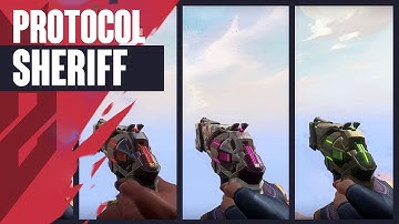 Protocol 781-A Sheriff Skin Showcase - Valorant Protocol 781-A Skins