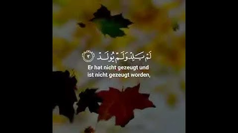 سورة الإخلاص.. صوت جميل جداً ماشاءالله