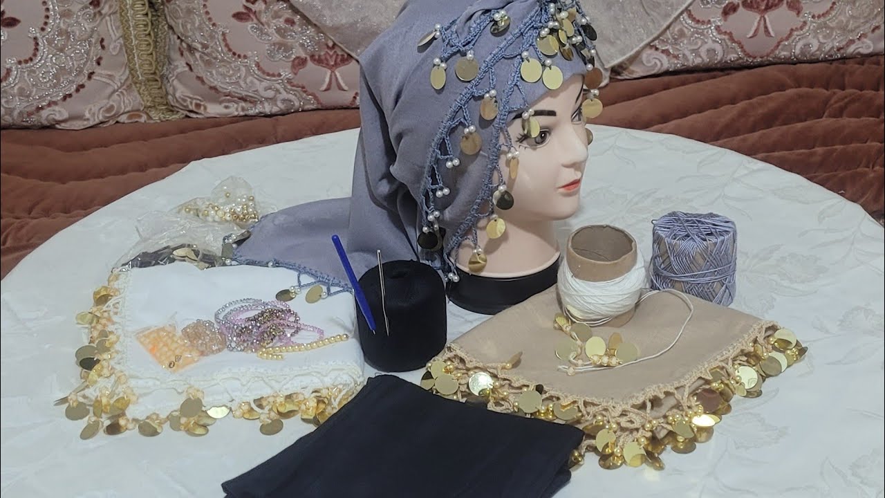 زيف دحياتي من أرقى ما نسجت أناملي. طريقة العمل ونوعية الاكسسوارات المستعملة.