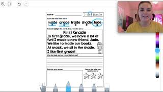 "First Grade" Reading Fluency